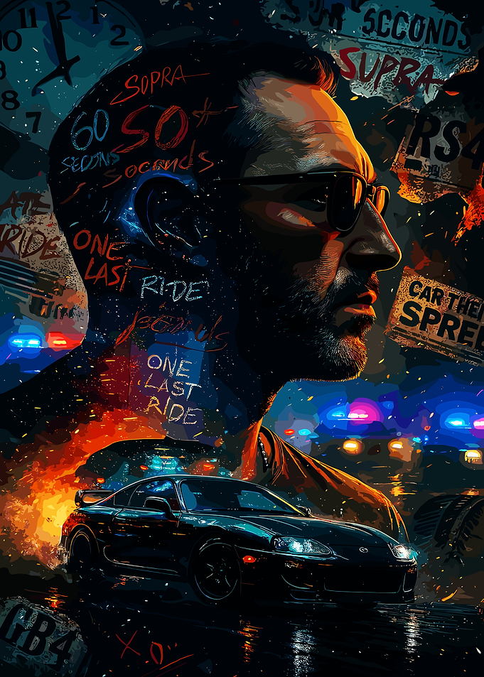 Man and Supra Car