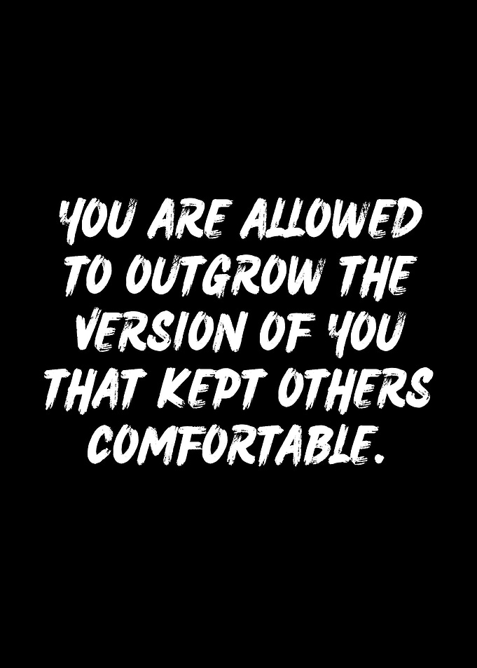 outgrow to become