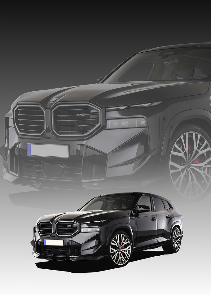 Black BMW XM SUV