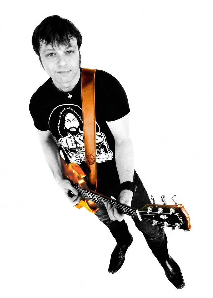 daniel boucher playing electric guitar