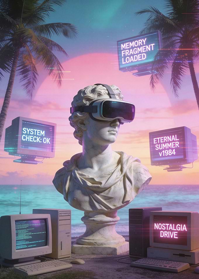 Vaporwave Virtual Reality