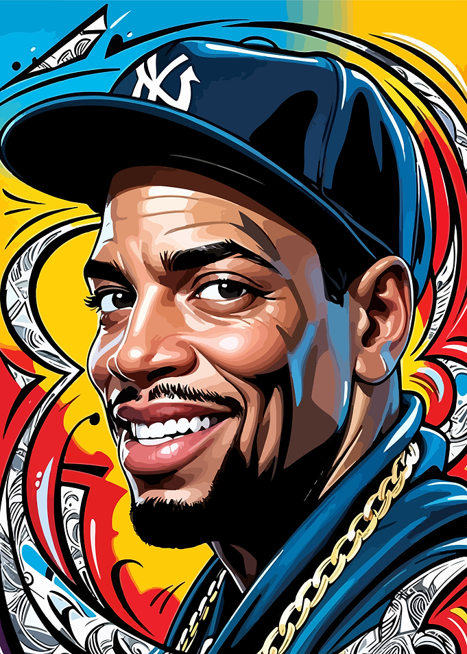 Pop Art Portrait of a Jay Z