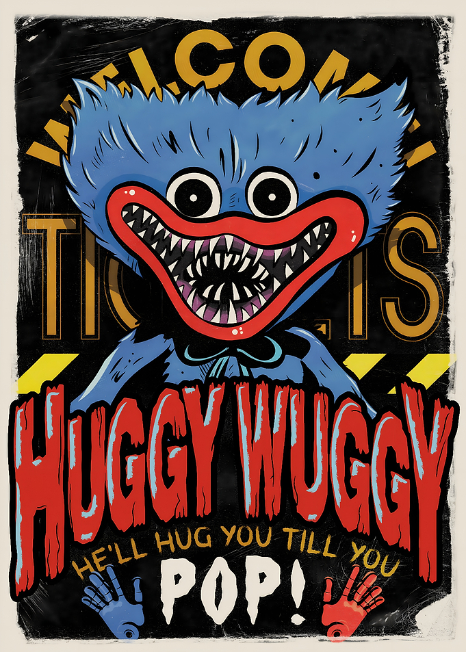 Huggy Wuggy 'He'll Hug You Till You Pop!'