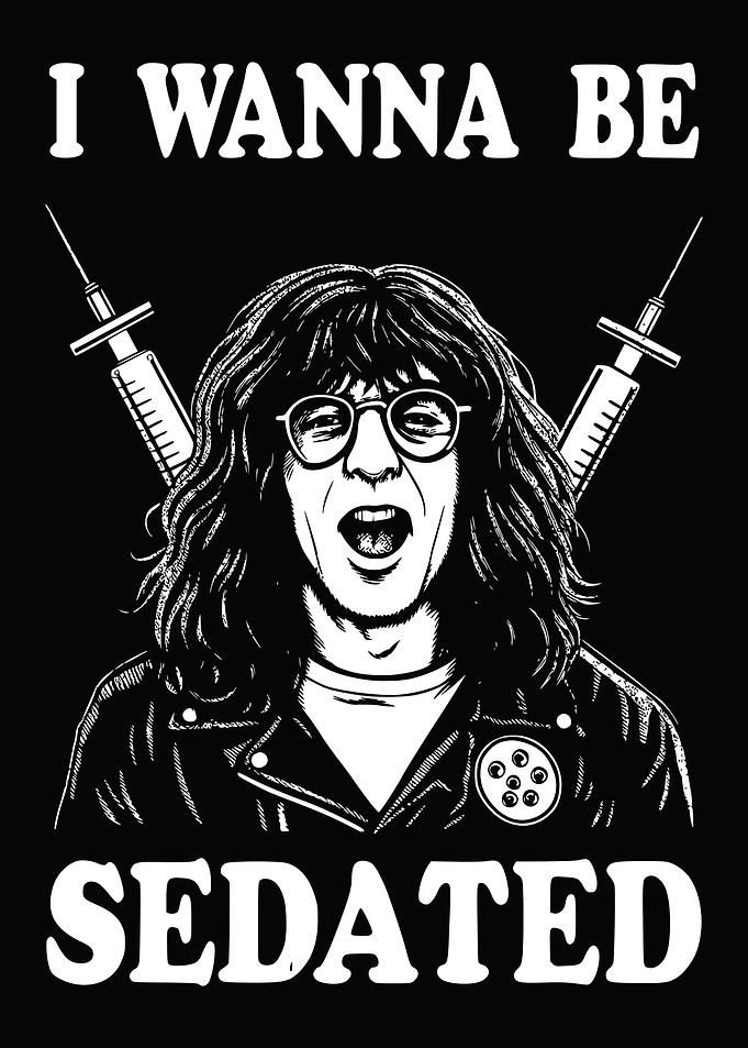 I Wanna Be Sedated Ramones Poster