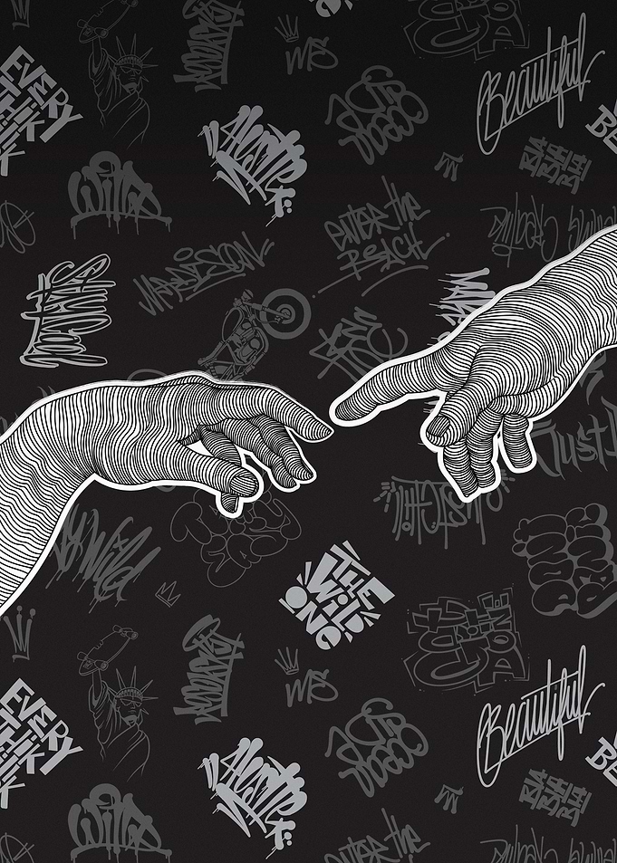 Graffiti Art with Hands