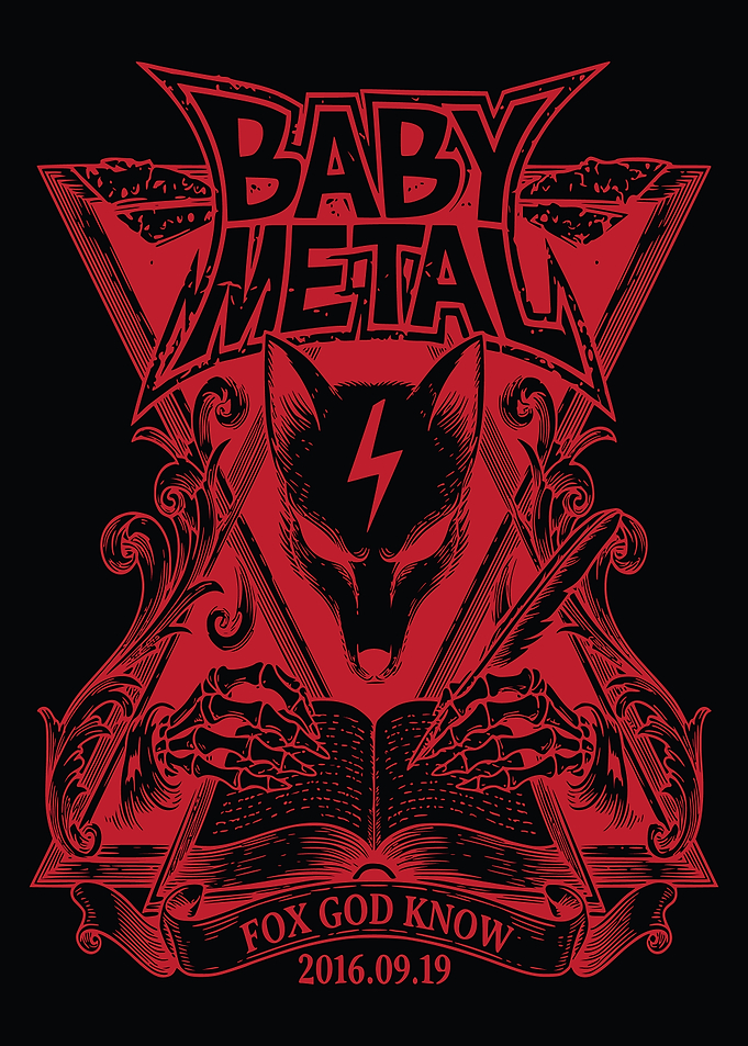 BABYMETAL Fox God Knows Poster