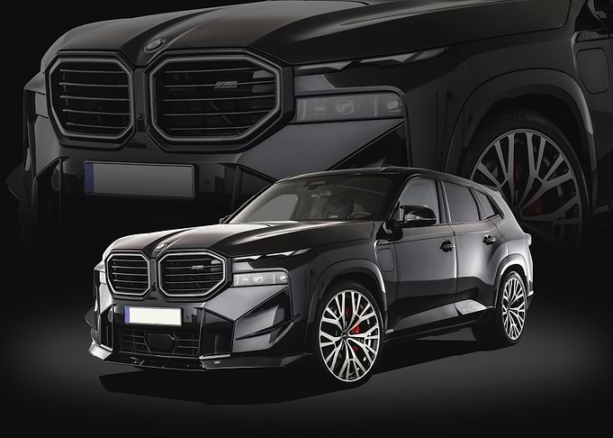 Black BMW XM SUV