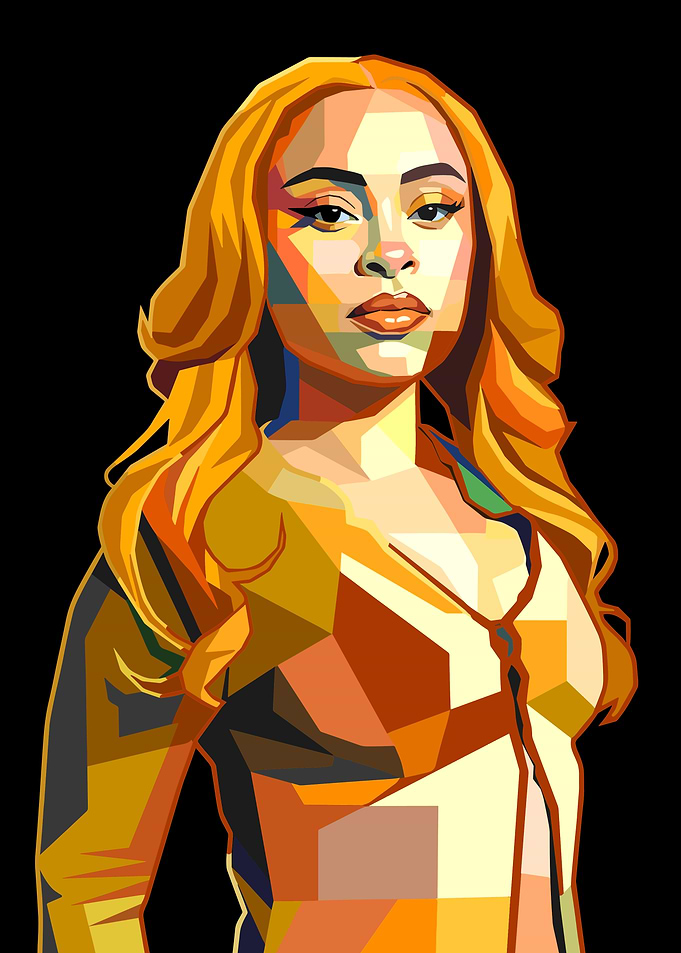 Pop Art Portrait of a Ice Spice
