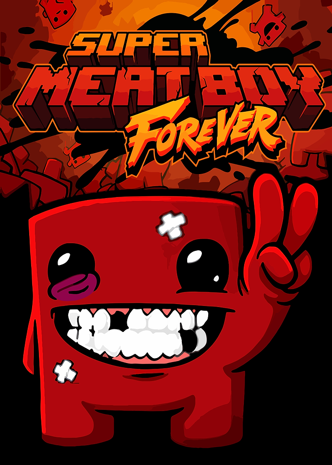 Super Meat Boy Game Art