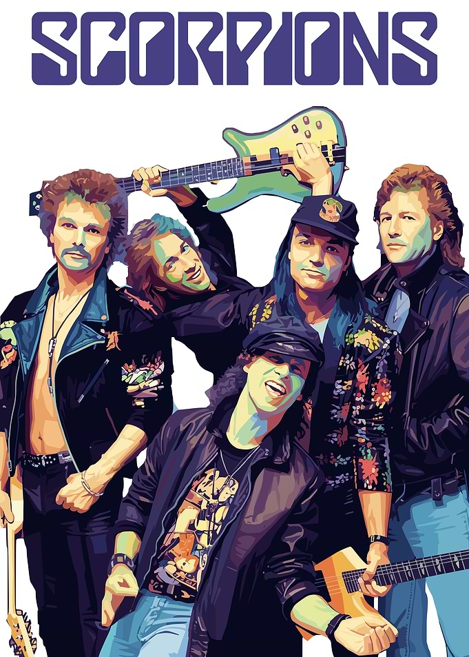 Scorpions Band Portrait