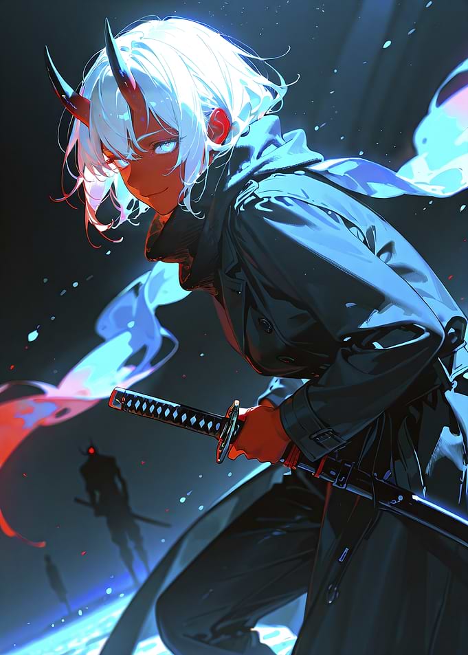 Neon Shadow Ronin
