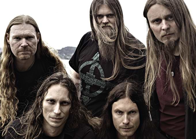 enslaved band Five Men with Long Hair