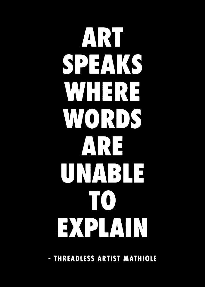 Art Speaks Where Words Are Unable to Explain