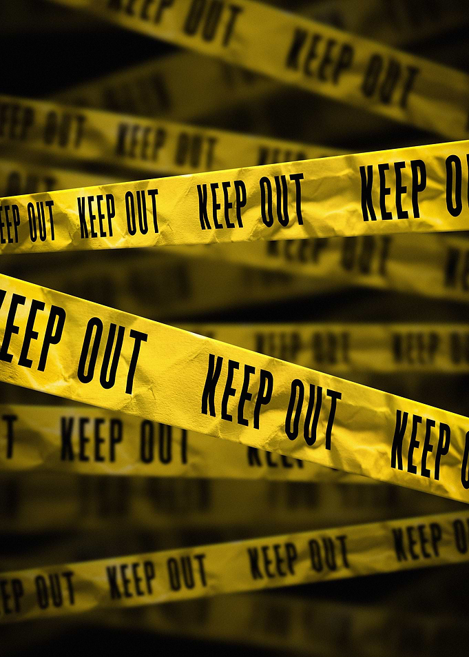 Keep Out Warning Tape