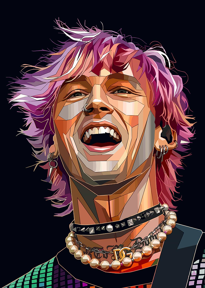 Machine Gun Kelly Portrait