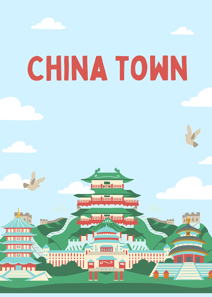 China Town Illustration