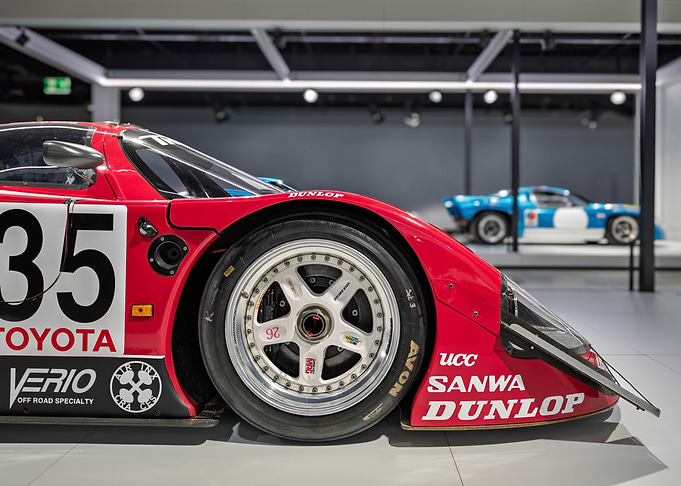 Red Toyota Race Car