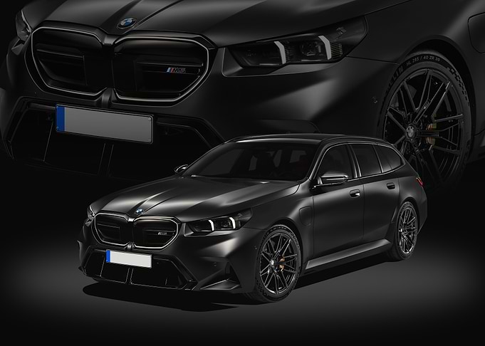 Black BMW M5