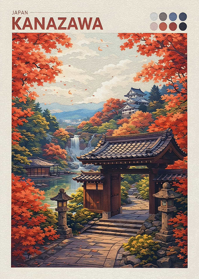Kanazawa Japan Autumn Landscape