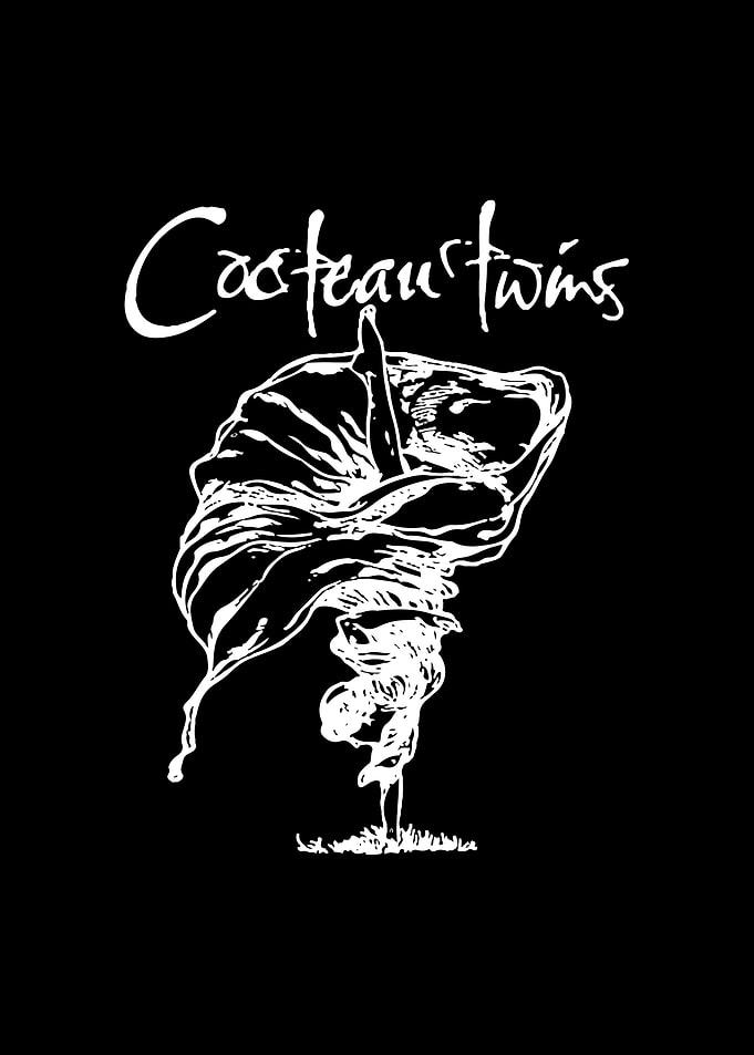 Cocteau Twins logo with abstract figure