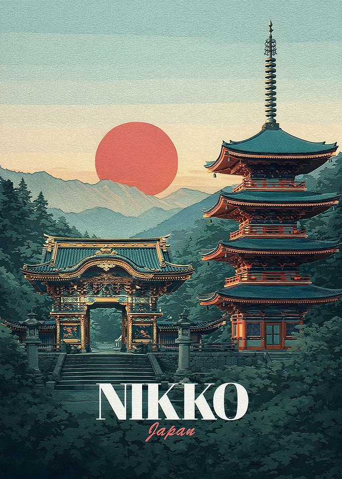 Nikko Japan Temple and Pagoda