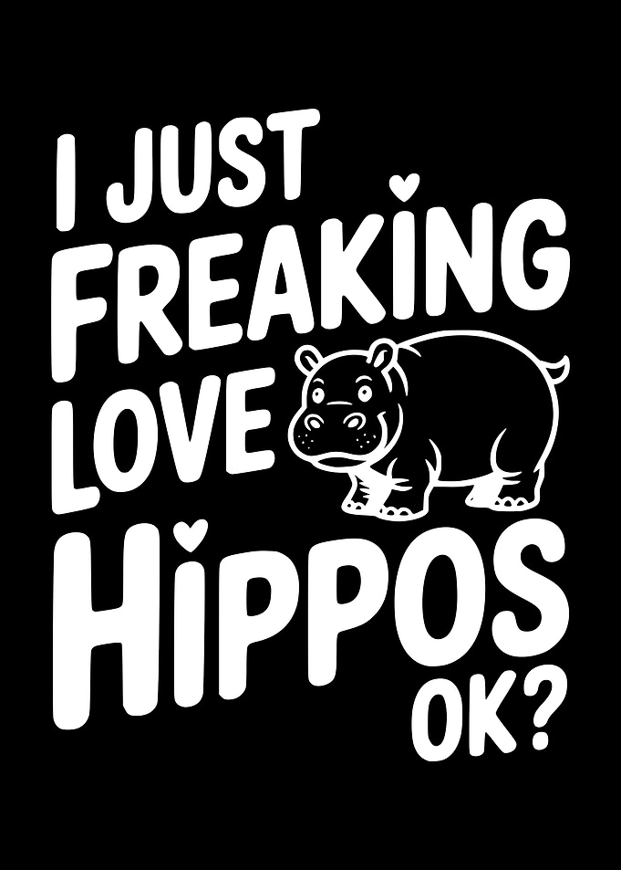 I Just Freaking Love Hippos OK?