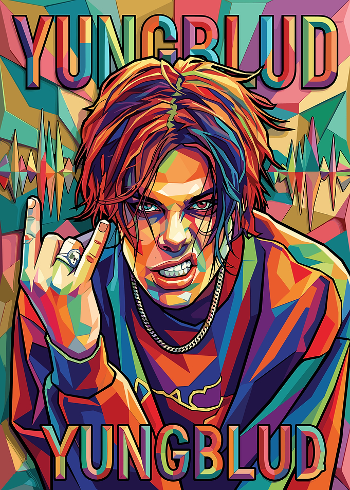 Yungblud Pop Art Portrait