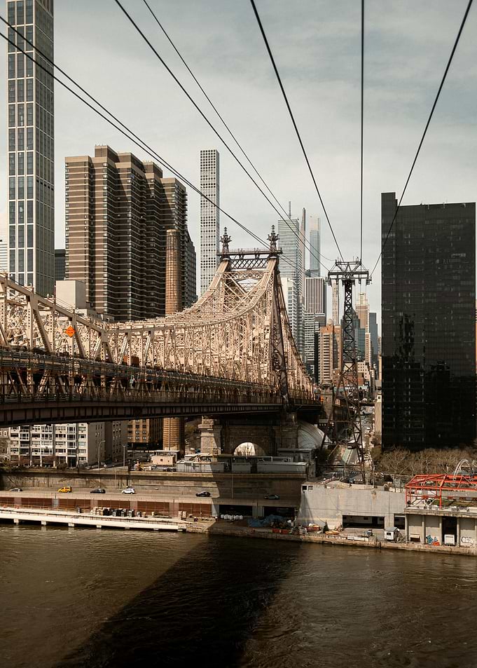 Queensboro Bridge and New York City Skyline