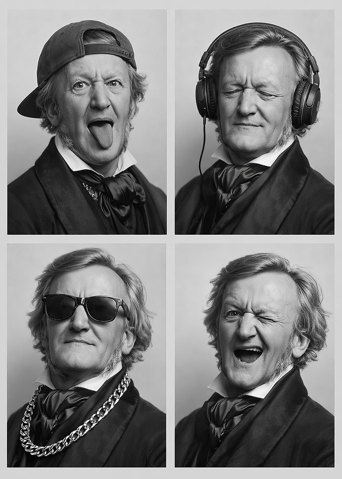 Richard Wagner in Four Different Styles