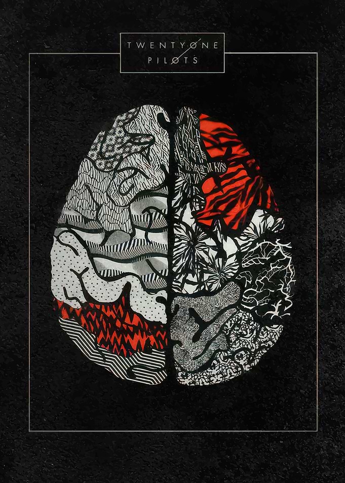 Twenty One Pilots Brain Art