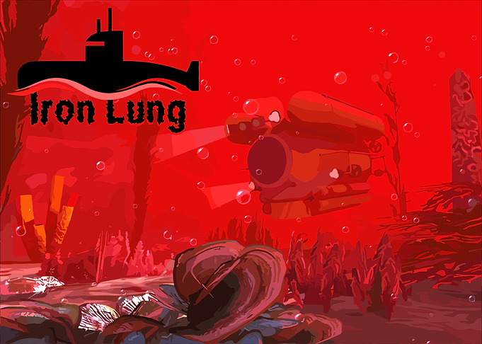 Iron Lung Submarine in Red Ocean