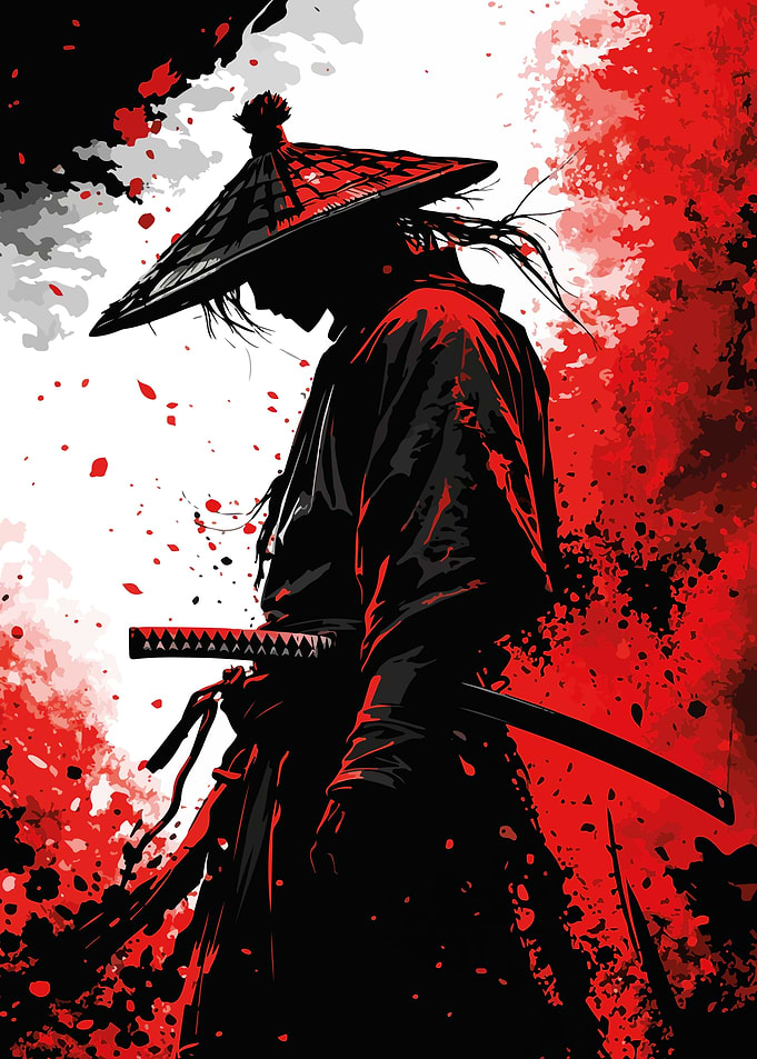 Calm Samurai Warrior