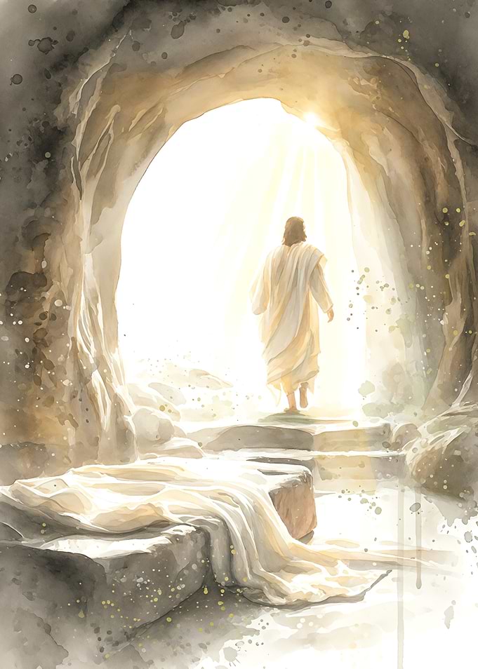 Jesus Rises from the Tomb
