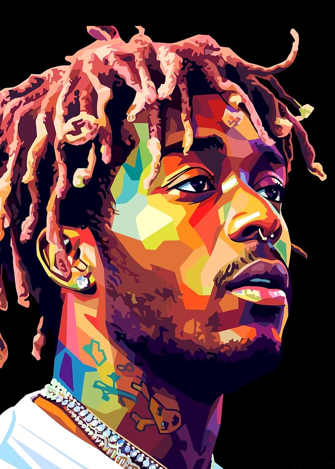 Colorful Portrait of Lil Uzi Vert