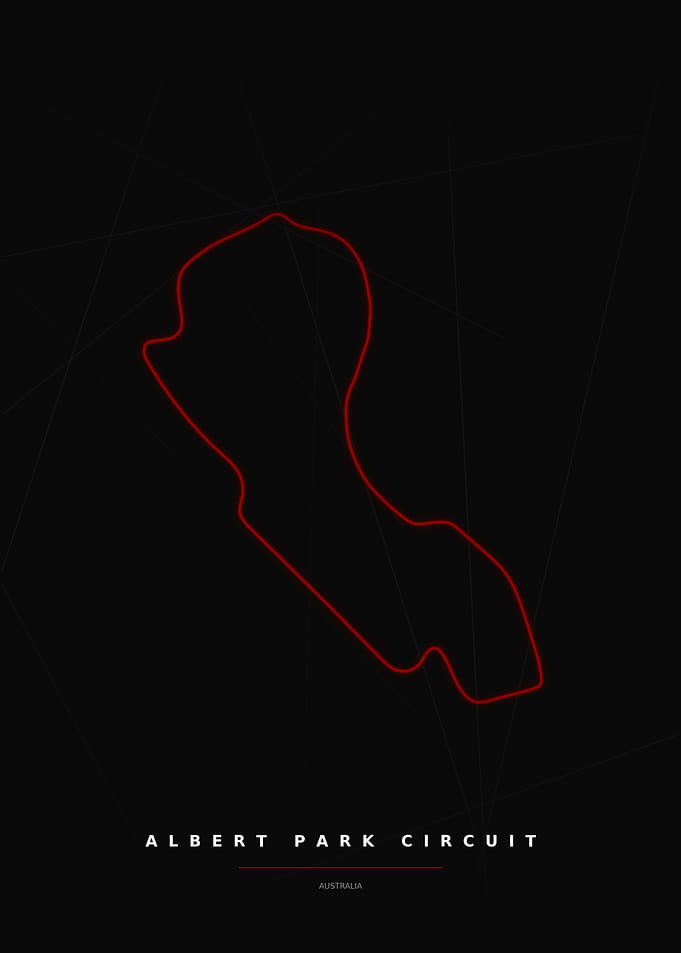 Albert Park Circuit Map