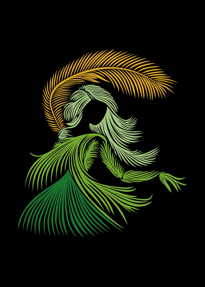 Palm Tree Girl