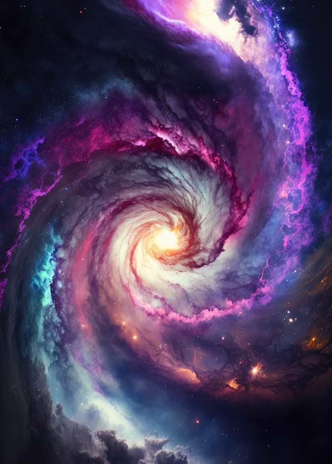 Swirling Cosmic Nebula