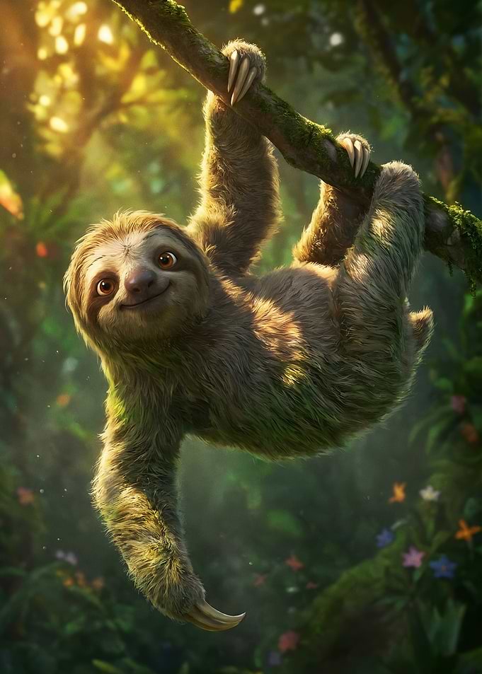 Cheerful Sloth Buddy
