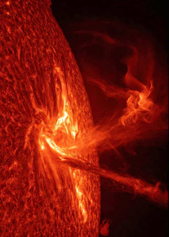 Solar Flare Eruption