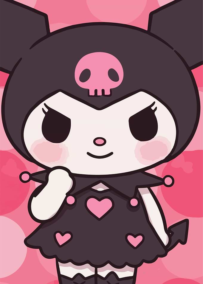 Kuromi Character Illustration