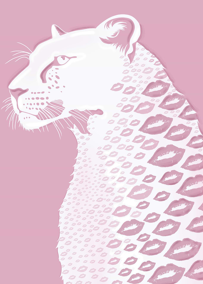Leopard with Kiss Marks