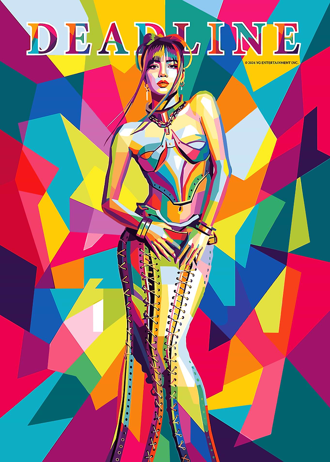 Pop Art Portrait of a Lisa blackpink