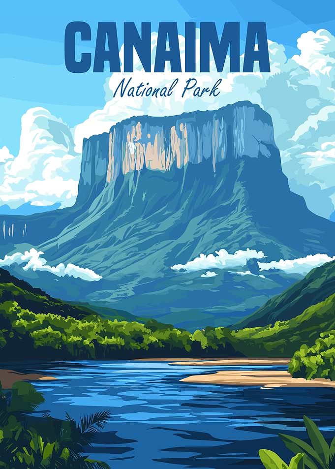 Canaima National Park Poster