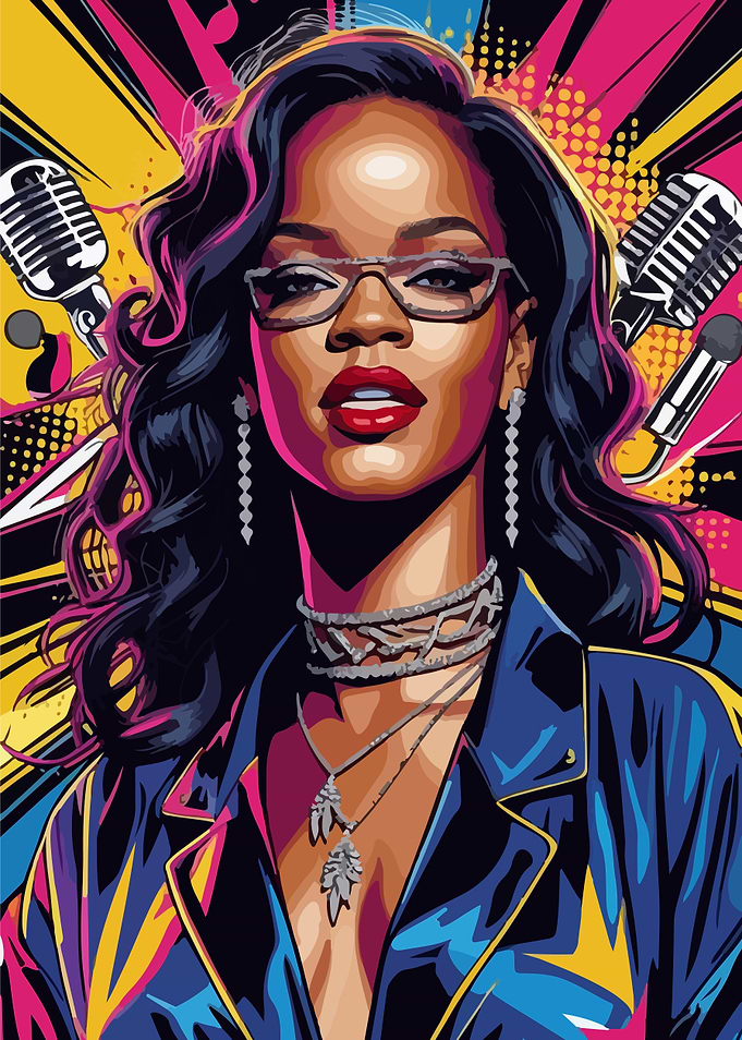 Rihanna Pop Art