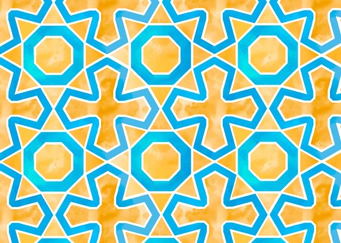 Geometric Starburst Pattern