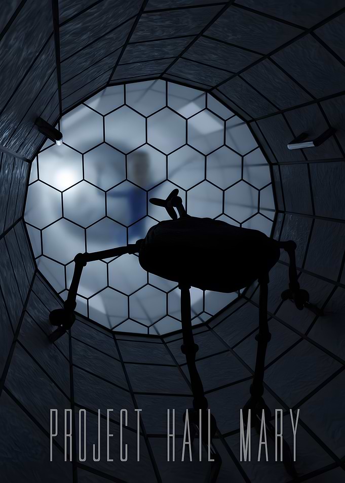 Project Hail Mary Sci-Fi Poster