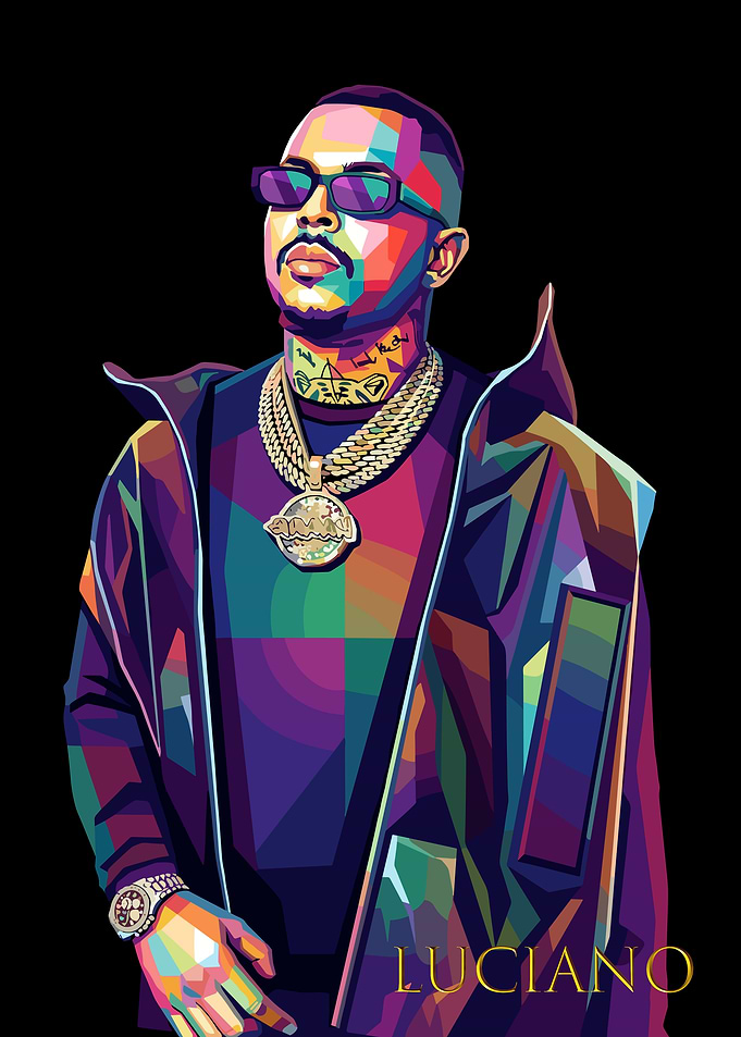 Luciano Pop Art Portrait