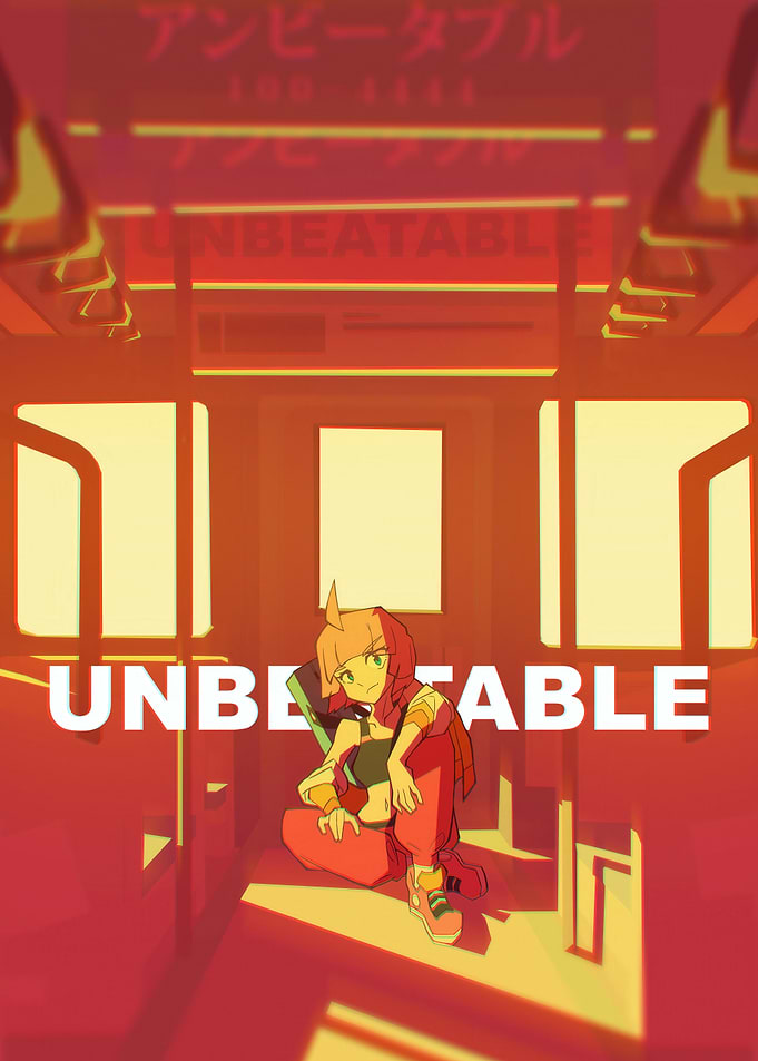 Unbeatable Anime Character in Train