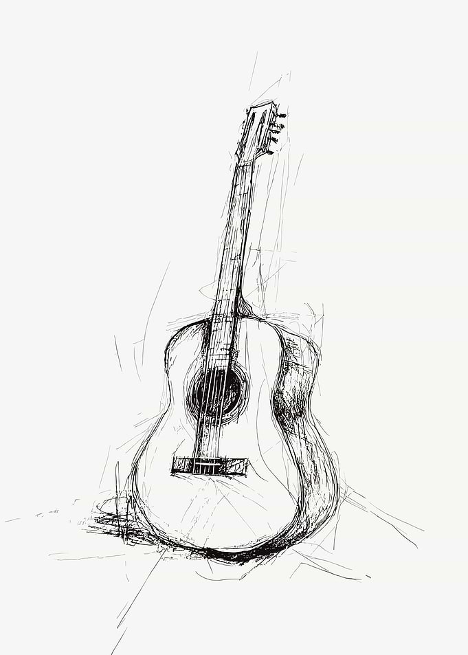 Sketch of an Acoustic Guitar