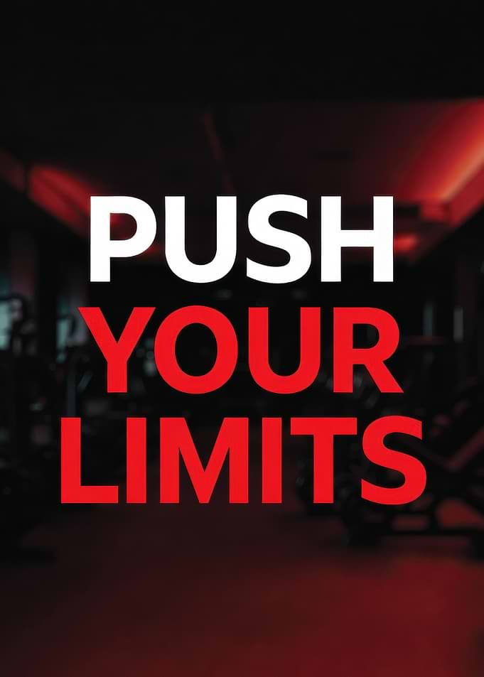 Push Your Limits Gym Motivation